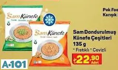 SAM DONDURULMUŞ KÜNEFE ÇEŞİTLERİ